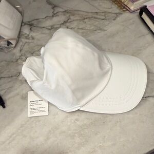 BNWT Lululemon White Baseball Cap ONE SIZE